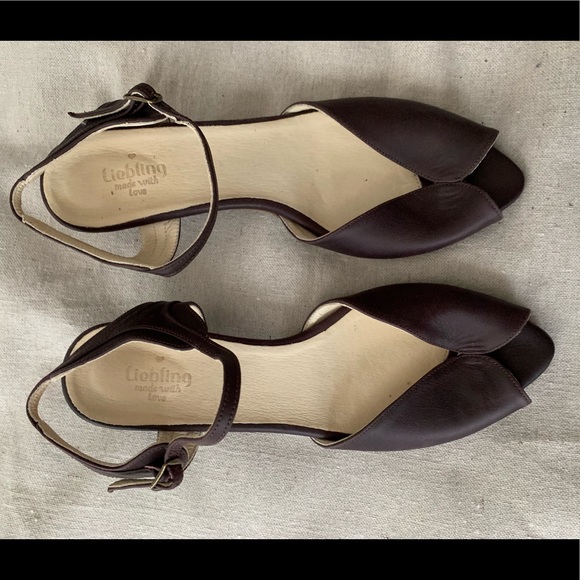 Liebling Adele handmade purple leather sandal, size 41 (approx us 9.5/10) - Picture 1 of 9